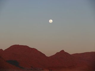 Namibia moon 