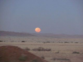 Namibia moon
